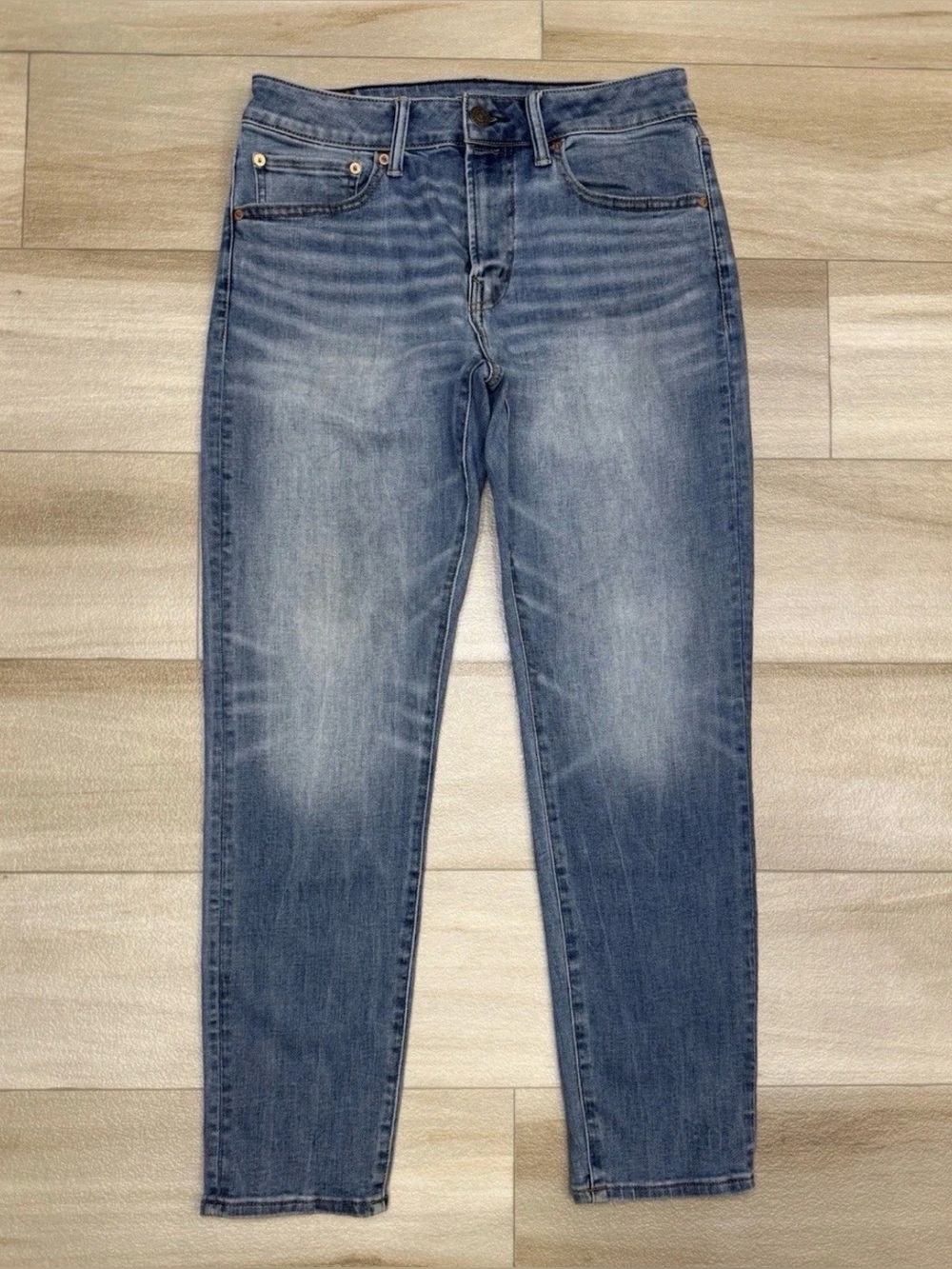 American Eagle Airflex+ Tapered Jeans Mens
31x30 Distressed Whisker Msr 30x29